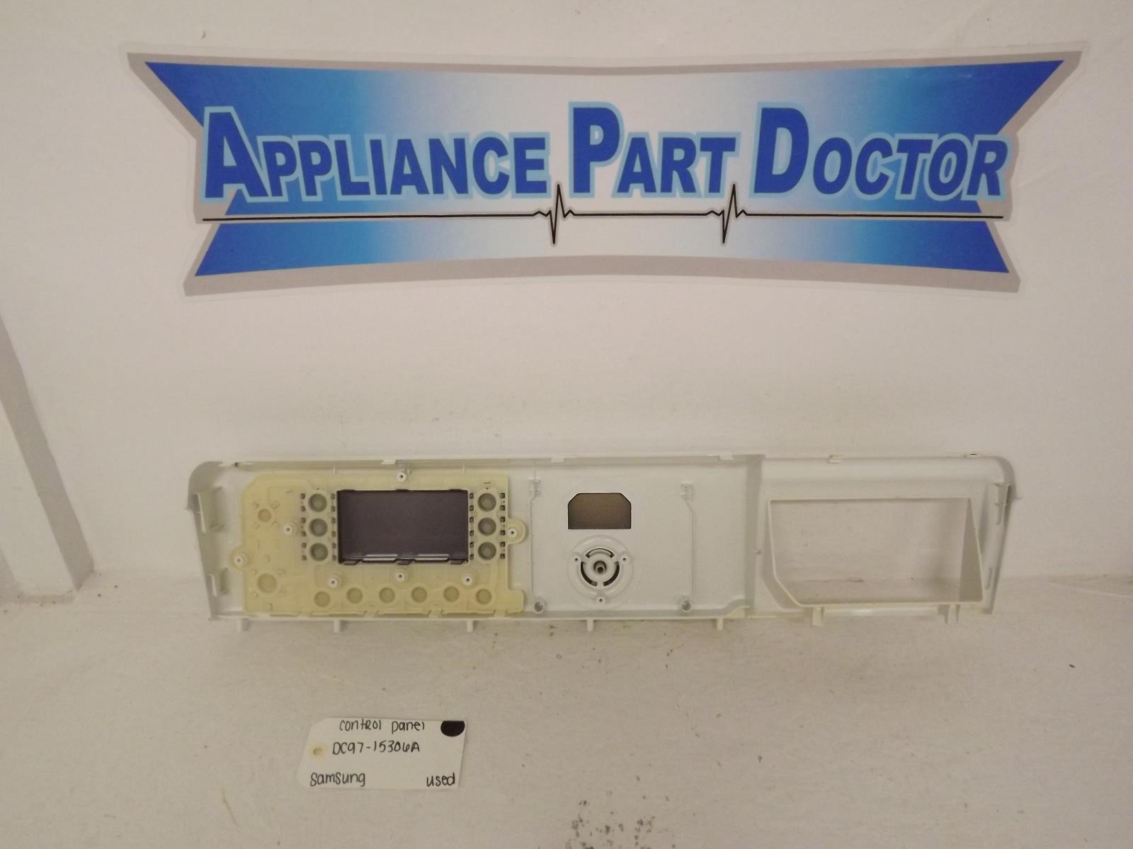 Samsung Washer DC97-15306A Control Panel Used Samsung Washer DC97-15306A Control Panel Used